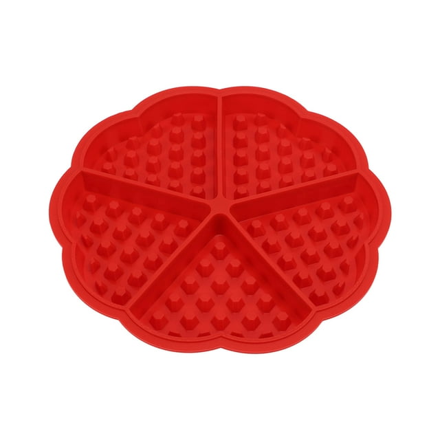 Waffle Silicone , Easy Cleaning Baking Elasticity Easy Demoulding For Waffle For Chocolates For Cakes 4 Grid Rectangular 51060,5 Grid Heart Shape 51068,4 Grid Heart Shape 58004