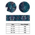 thumbnail image 6 of Xipuska Blue Purple Marble Bed Runners for Twin Size Bed, Decorative Bed Throws for Foot of Bed, Modern Abstract Gradient Texture Bed Runner Sofa Throw Bedding Scarf Protector Slipcover for Bedroom, 6 of 6