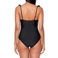 thumbnail image 4 of Js Jessica Simpson Frill Shoulder Plunge One Piece Swimsuit, 4 of 4
