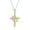 Citrine Yellow, variant on Crown Cross Necklace for Women, 18K Yellow Gold Plated Crown Cross Pendant Necklace Zirconia Cross Necklaces Faith Cross Jewelry First Communion Gifts