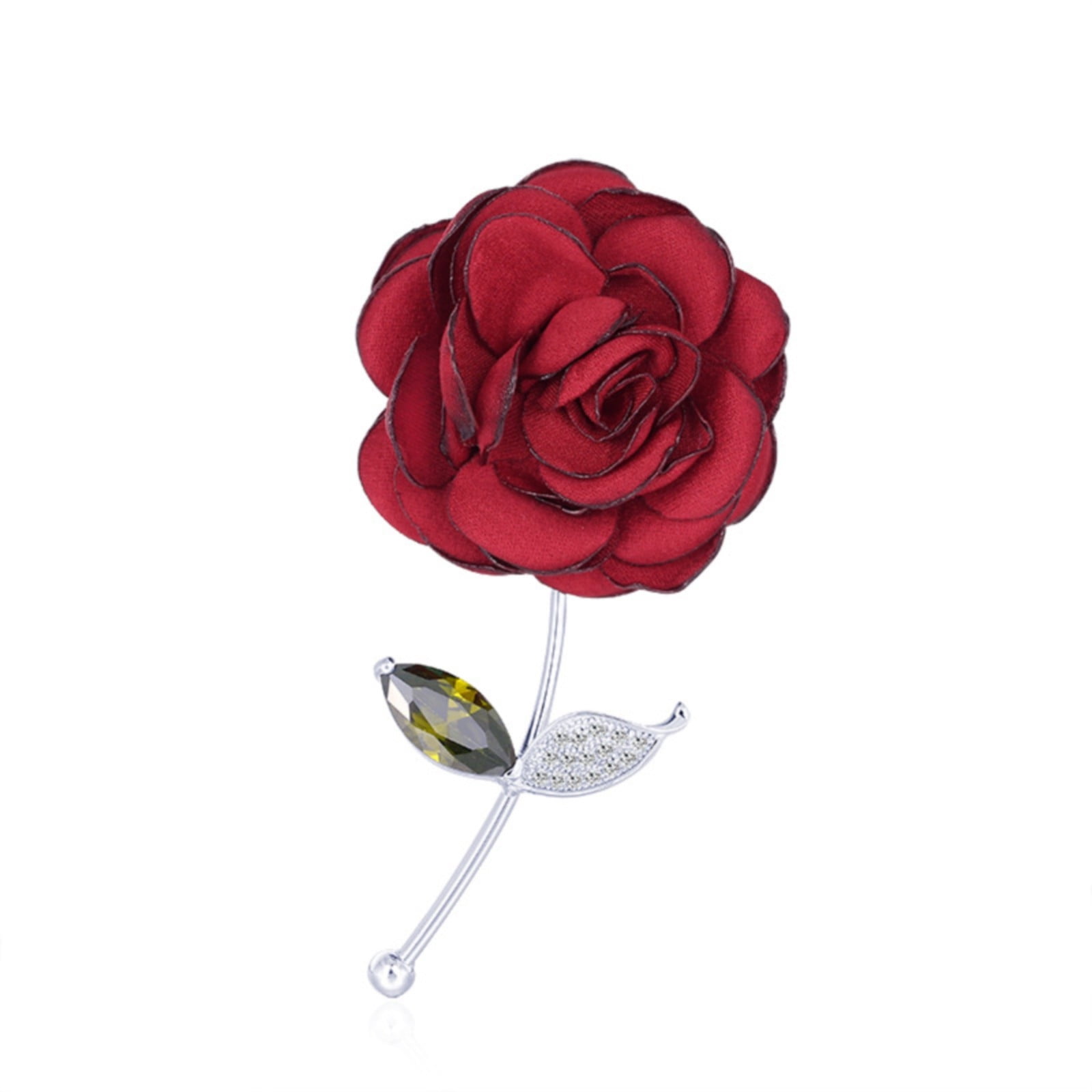 Flower Brooches for Women Rose Brooch Retro Elegant Suit Accessories Copper  Inlaid Fashion Brooch Brooches for Women Fashion Large 