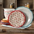thumbnail image 1 of SERVICE DE TABLE TIMELESS FLORAL  & RETRO DOT ASSORTIMENT 12-PIÈCES, 1 of 9