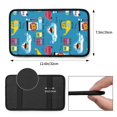 thumbnail image 3 of Bingfone Car Four-Season Universal Armrest Box Mat,Car Armrest Seat Cover Soft Leather Waterproof Armrest Cover Center Console Mat-Transportations With Cute Animals, 3 of 7