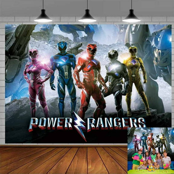 Power Rangers Party Supplies Background Backdrop Taspestry Banner Poster Decor Decorations
