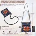 thumbnail image 5 of Yuyamidu 2‑Piece Christmas Women Crossbody Bag & Wallet Accessory Set Snowman Sling Bag & Purse Set for Women, Adjustable Shoulder Strap, Stores Credit Cards & Small Items, 5 of 7