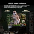 thumbnail image 3 of Wemax Smart Projector with WiFi, Bluetooth, Google TV, Netflix, HDR10, Dolby Audio, 1080p, 4K Support, 3 of 10