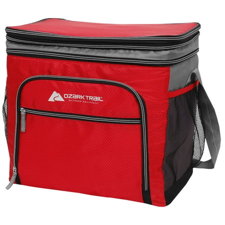 Ozark Trail 36-Can Expandable Top Soft-Sided Cooler. Red - Walmart.com ...