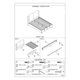 thumbnail image 4 of California King Size Bed 1pc Bed Set Brown Faux Leather Upholstered Two-Panel Bed Frame Headboard Bedroom Furniture My Lux Decor Round, 4 of 6
