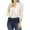 #1-White, variant on Azrian Womens Jackets and Coats,Plus Size Women's Fashion Mid Sleeve Top Solid Color Casual Jacket Business Small Suit Women Suit Jacket on