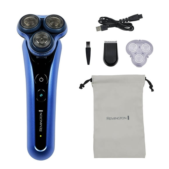 Remington Limitless X7 Shaver for Men, Titanium Blades and Power Sense Technology, Advanced Performance Foil Rotary Electric Shaver with PivotBall for Sensitiv