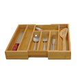 thumbnail image 1 of MAINSTAYS Expandable Bamboo Cutlery Tray, 1 of 2