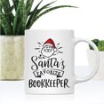 thumbnail image 2 of Koyal Wholesale Santa Claus Ceramic Coffee Mug, Santa's Favorite Book Keeper, 2 of 5
