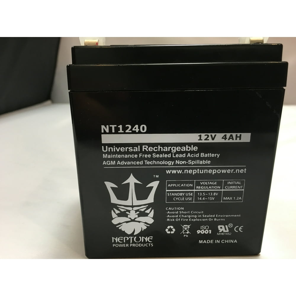 Genuine Neptune Power NT1240, CA1240 12V 4Ah SLA Alarm Battery