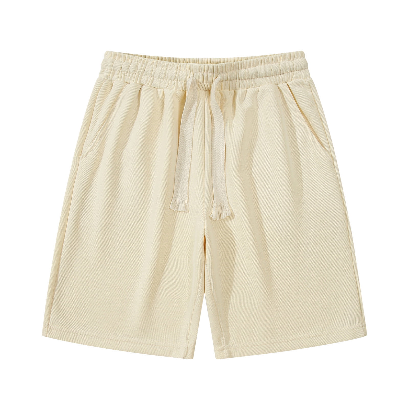 Men Shorts Men's Solid Color Sports Casual Shorts Summer Fitting