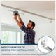 thumbnail image 4 of 4Pcs Ceiling Fan Brace,Adjustable 14-24.5Inch Electrical Box with Support Bars,for Ceiling Fan & Light Fixture Installs, 4 of 5
