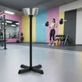 thumbnail image 2 of Space-Saving Gym Chalk Holder, 21.6x21.6in Base, 42.3in Tall, Deep Bowl for Reduced Spill, Easy-Clean Surface, Cross-Base Stability, Perfect for Weightlifting/Climbing Gyms, 2 of 17