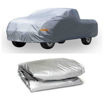 LABLT Full Pickup Truck Cover Outdoor Breathable Waterproof Sun UV Rain Heat Resistant Sliver Fits select: 2013 TOYOTA TACOMA DOUBLE CAB, 2009-2012 TOYOTA TACOMA ACCESS CAB