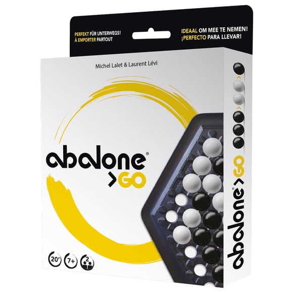 Zygomatic, Abalone Go Family Game, juego de mesa, 2 jugadores, mayores de 7 años, 20 minutos, alemán