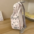 thumbnail image 6 of Polka Dot Nylon Daypack, Multi Pocket Casual Backpack, Ultra Lightweight Large Capacity Bookbag for Daily Commute Campus Travel, 6 of 8