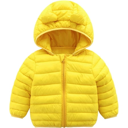 Winter Coats for Kids with Hoods (Padded) Light Puffer Jacket for Baby Boys Girls, Infants, Toddlers Walmart