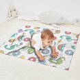 thumbnail image 2 of Colorful Cartoon Dinosaurs Sweets Pattern Blanket,Comfortable Soft Lamb Wool Throw Blanket,All Season,Warm Lightweight Blankets for Sofa Bed Couch Living Room Chair,30"x40", 2 of 4