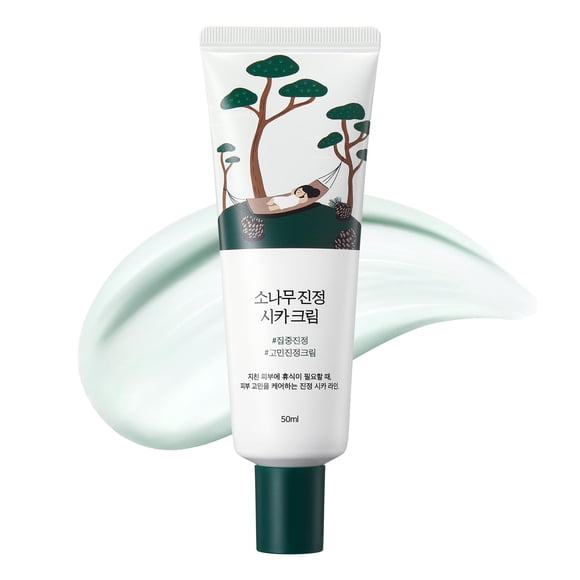 Crema hidratante ROUND LAB Pine Calming Cica Cream 50 ml con ácido hialurónico