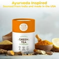 thumbnail image 2 of Turmeric Zone - Turmeric Green Tea with Ashwagandha - 3.50 oz for Healthy Drinks With a Complimentary Stainless Steel Tea Infuser, 2 of 6