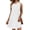 🔥 White, variant on Sentmoon Plus Size Dress Summer 2026 Delightful Solid Color Crew Neck Slip Dress Stretchy Regular Fit Beach Accessories Must Haves for Travel and Holiday Black L
