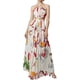 thumbnail image 1 of Vestido maxi de verano tropical sin mangas con tirantes finos para mujer Vestidos con estampado floral Zhivalor Playeras, Blusas y Tops, 1 of 6