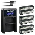 thumbnail image 1 of Kastar 3-Pack NP-F570 Battery and LED2 USB Charger Compatible with Aputure Amaran AL-H198 AL-M9, Atomos Shogun Flame Inferno, Genaray LED-7100T, Savage Luminous Pro, Amaran P60c RGBWW LED Video Light, 1 of 5