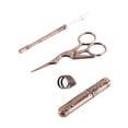 thumbnail image 1 of Kit De Costura Vintage, Tijeras Compactas De Acero Inoxidable, Dedal De Costura Para Bordado, 1 of 7