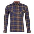 thumbnail image 2 of Gubotare Men's Shirt Men's Dress Shirt Long Sleeve Button Down Shirts for Men (Yellow,L), 2 of 5