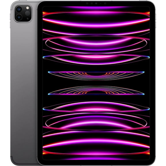 Restored 2022 Apple 11-in iPad pro Wi Fi+Cellular 256 GB Space Gray (4th Generation) (Refurbished)