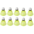 thumbnail image 2 of Boxo Badminton Nylon Shuttlecocks , High Speed , Advanced Eva Cork With Great Stability | Green , Pack Of 10, 2 of 5