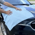 thumbnail image 3 of La serviette de séchage pour voiture en microfibre Auto Drive, chiffon de nettoyage ménager, 1 pièce, 80 cm x 70 cm, bleu, 3 of 4