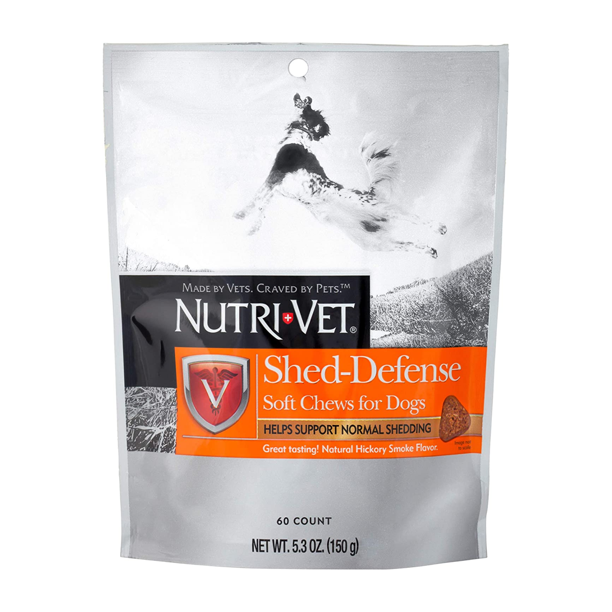 NutriVet ShedDefense Soft Chew Dog Supplements, 60 Count Walmart