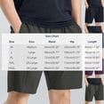 thumbnail image 3 of Men's Athletic Workout Shorts 8" Inseam Mesh Side Vents Performance Short Pants for Running Training Exercise Lightweight Quick Dry Breathable Fitness with Pockets, 3 of 9