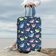 thumbnail image 7 of Hirioo Colorful Cartoon Shark for Elasticity Suitcase Cover (No luggage Included) Durable Luggage Protector Fits 18-32 Inch Luggage-Medium, 7 of 7
