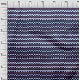 thumbnail image 2 of oneOone Rayon Royal Blue Fabric Stripes Dress Material Fabric Print Fabric By The Yard 56 Inch Wide-QSR, 2 of 6