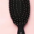 thumbnail image 5 of Gimme Beauty Hairbrush Detangle Fine Hair Synthetic Bristles Black 1ct, 5 of 10