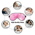 thumbnail image 7 of PAYOHTO Pink Soft Sleep Mask Comfort Pure Silk Eye Cover for Travel Office Camping, 7 of 7