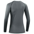 thumbnail image 6 of Cadmus Women's Workout Long Sleeve Shirts for Running Yoga Hiking T Shirt,Black,Grey,Dark Green,XX-Large, 6 of 8