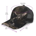 thumbnail image 2 of Zufioo Medieval Knight And Dragon Print Mesh Baseball Cap, Adjustable Sport Travel Hat Accessory for Men and Women, 2 of 7