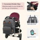 thumbnail image 5 of BabbleRoo Mochila para pañales - Bolsa de viaje Baby Essentials - Bolsa de pañales impermeable multifunción, bolsa de viaje esencial para bebé con cambiador, correas para cochecito y estuche para chup, 5 of 5