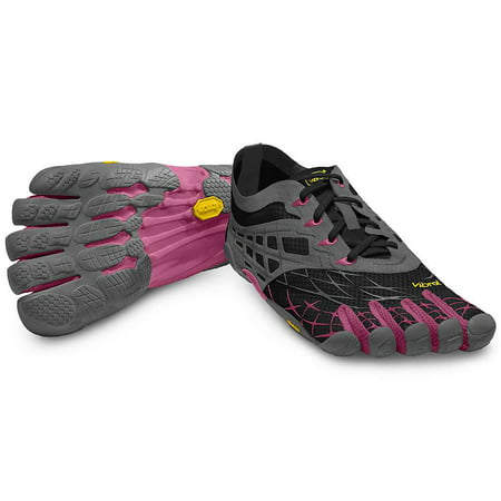 Vibram Five Fingers Shoes Women's 36 Seeya LS Black/Rose/Grey (Best Vibram Five Fingers For Trail Running)