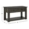 thumbnail image 2 of Magnussen Garrett Console Table in Weathered Charcoal, 2 of 2