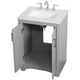 thumbnail image 5 of 24 inch Single Bathroom Vanity in Grey, 5 of 15