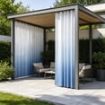 thumbnail image 4 of Uklsqma Outdoor Waterproof Patio Curtains, Nylon Privacy Screen with Hanging Rings, Double-Sided Windproof Sun/Rain Protection, Multicolor, 200x180cm, 4 of 6