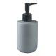 thumbnail image 2 of Botella dispensadora de jabón de cerámica, contenedor de líquido, botella dispensadora de jabón líquido, botella vacía con bomba para baño, inodoro, Gris Sunnimix Botella de bomba vacía, 2 of 8