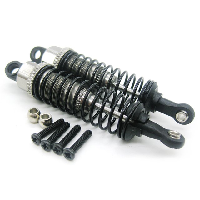 Ruiboury Threaded Rear Shock Absorber For 1/12 K959 L202 OFF-Road RC Car Accessories Titanium